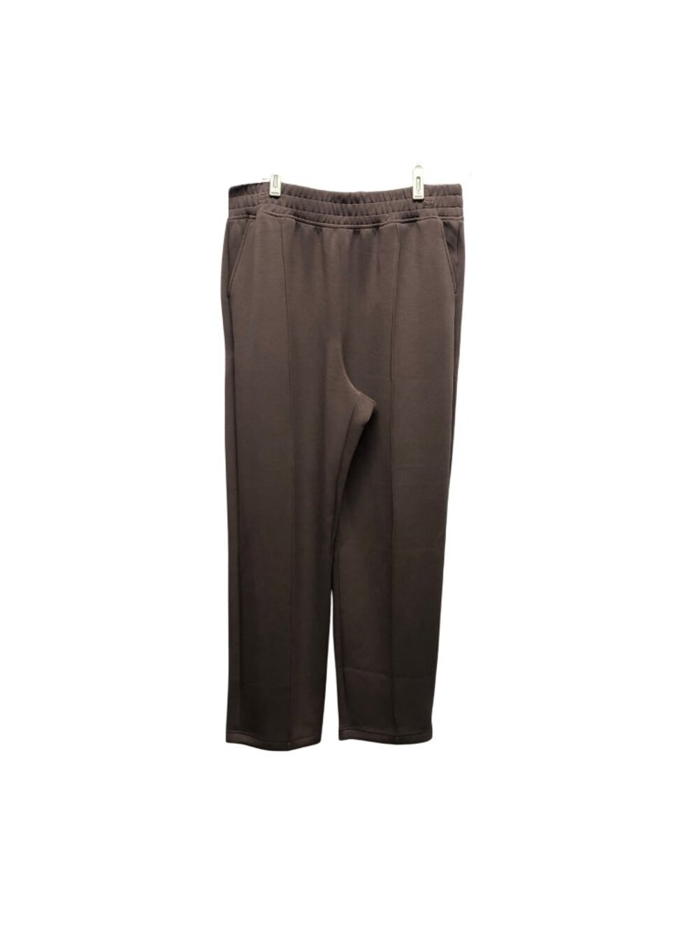 Rae Mode Pintuck Sweatpants P6344PL Womens Sz 3XL Mocha Tan Comfy Loungewear NEW